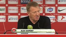 Réaction d'Alex Dupont après Stade Brestois 29 - US Créteil-Lusitanos