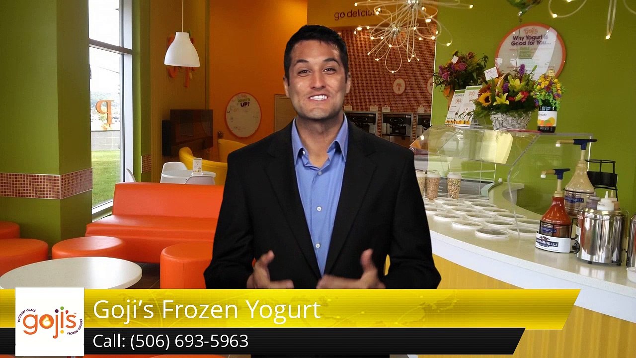 Goji's Frozen Yogurt Saint John        Perfect         5 Star Review by Erica B.