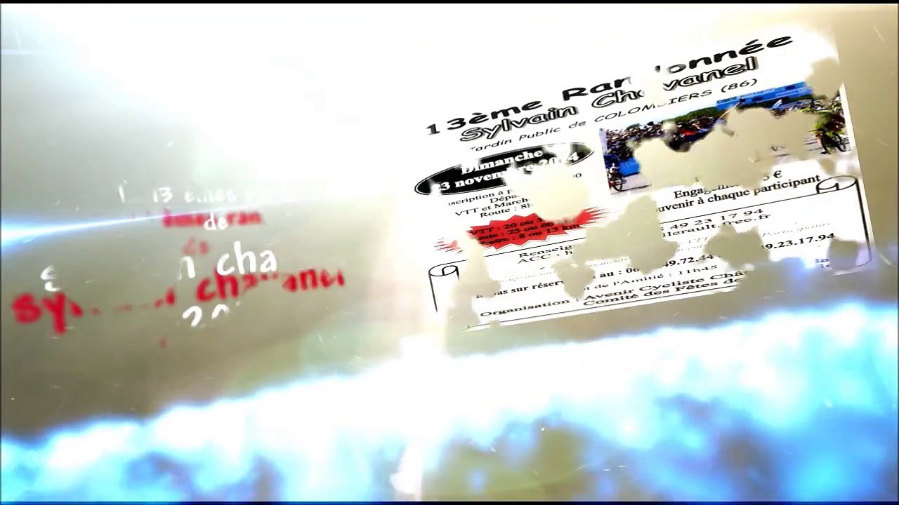 intro de la 13 èmes rando vtt  sylvain chavanel le 23/11/2014