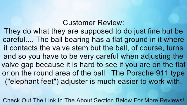EMPI 00-4061-0 VW BALL FOOT SWIVEL VALVE ADJUSTERS (8) Review