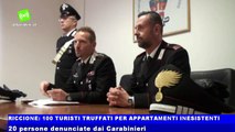 100 turisti truffati per affitto appartamenti inesistenti a Riccione, 20 denunciati