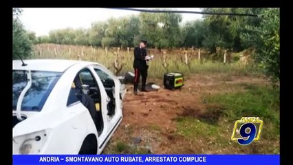 ANDRIA | Smontavano auto rubate, arrestato complice