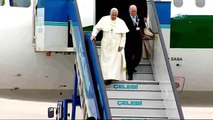 Papa düşme tehlikesi atlattı