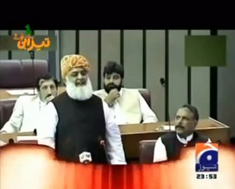 Tezabi Totay Maulana Fazl-Ur-Rehman Funny Punjabi Dubbing Geo News