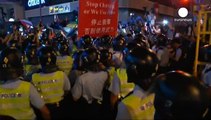 درگیری دوباره معترضان هنگ کنگ با نیروهای پلیس