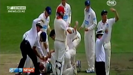 Phil Hughes Struck On Head - In Critical Condition - ORIGINAL VIDEO