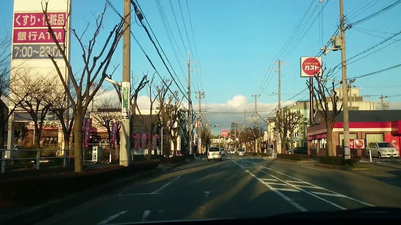 ドライブ映像　　神戸市西区伊川谷のジャパン近辺から北に