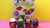 Surprise eggs Kinder Surprise Play Doh Ice cream Peppa Pig Маша и Медведь Cars MickeyMouse Spiderman