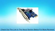 RS-232 RS232 DB9 Serial COM & Printer DB25 Parallel LPT Port to PCI-E PCI Express Adapter Converter, WCH CH382L Chipset Review
