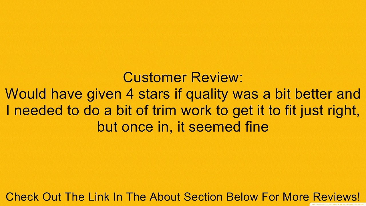 Metra 99-8231 Single or Double DIN Installation Dash Kit for 2002-2006 Toyota Camry Review