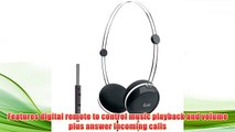 iLuv iHP613BLK Sweet Cotton High Fidelity Stereo Headphones with Speak EZ Remote for