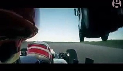 A Giant truck jumps over Formula One car - Video Dailymotion