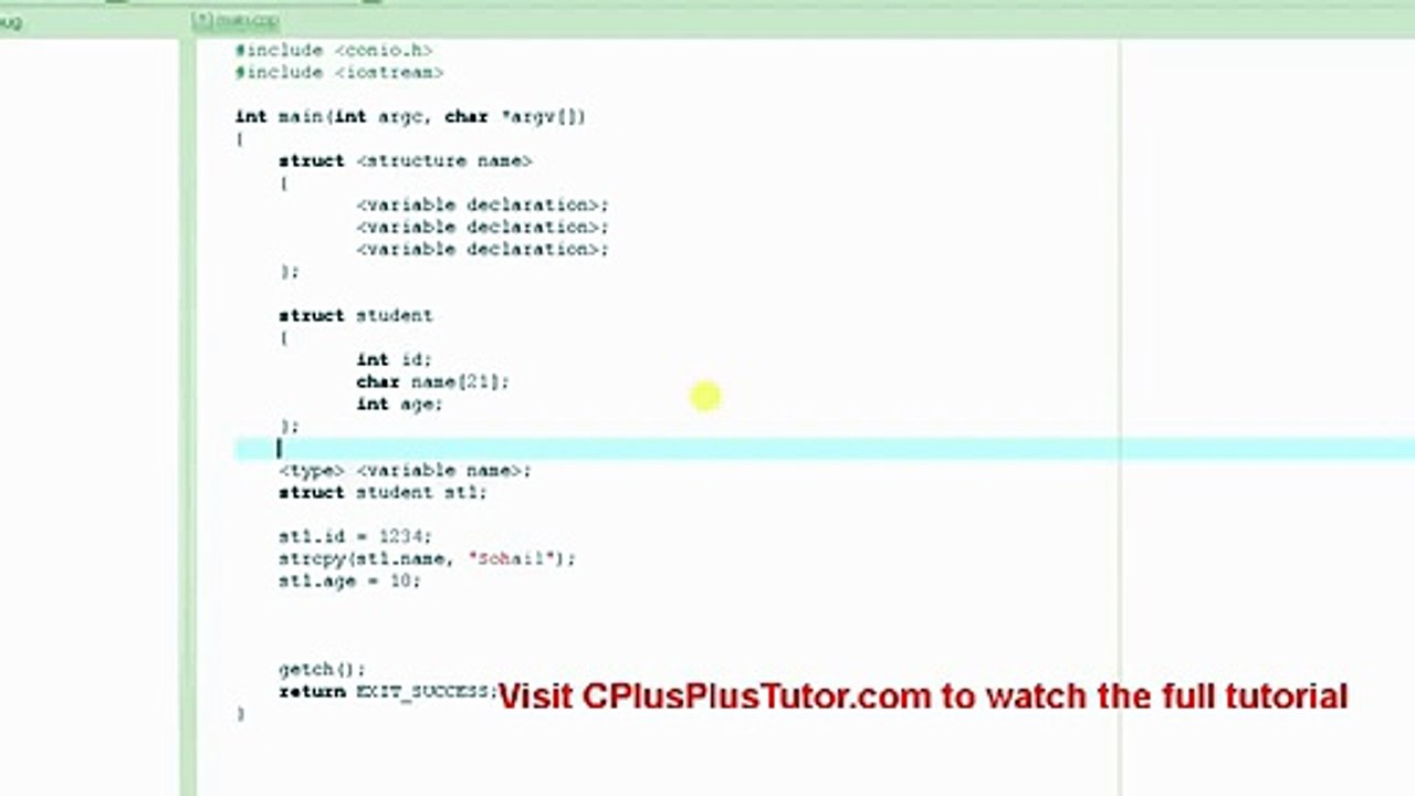 C Programming Tutorial #31 - Structures - Part 2