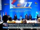 Hoy continúa la Cumbre del G77