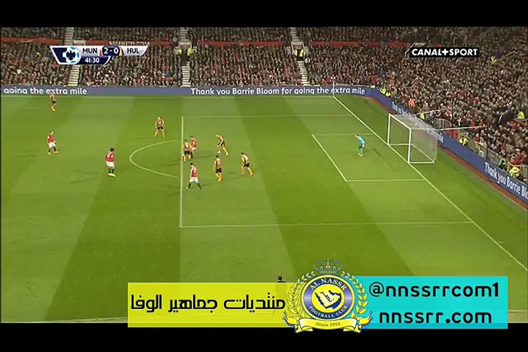 هدف مانشيستر يونايتد الثاني ضد هل سيتي 2-0 عن طريق روني