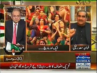 Nadeem Malik Live (Khowaja Saad Rafique Special Interview) - 29th November 2014