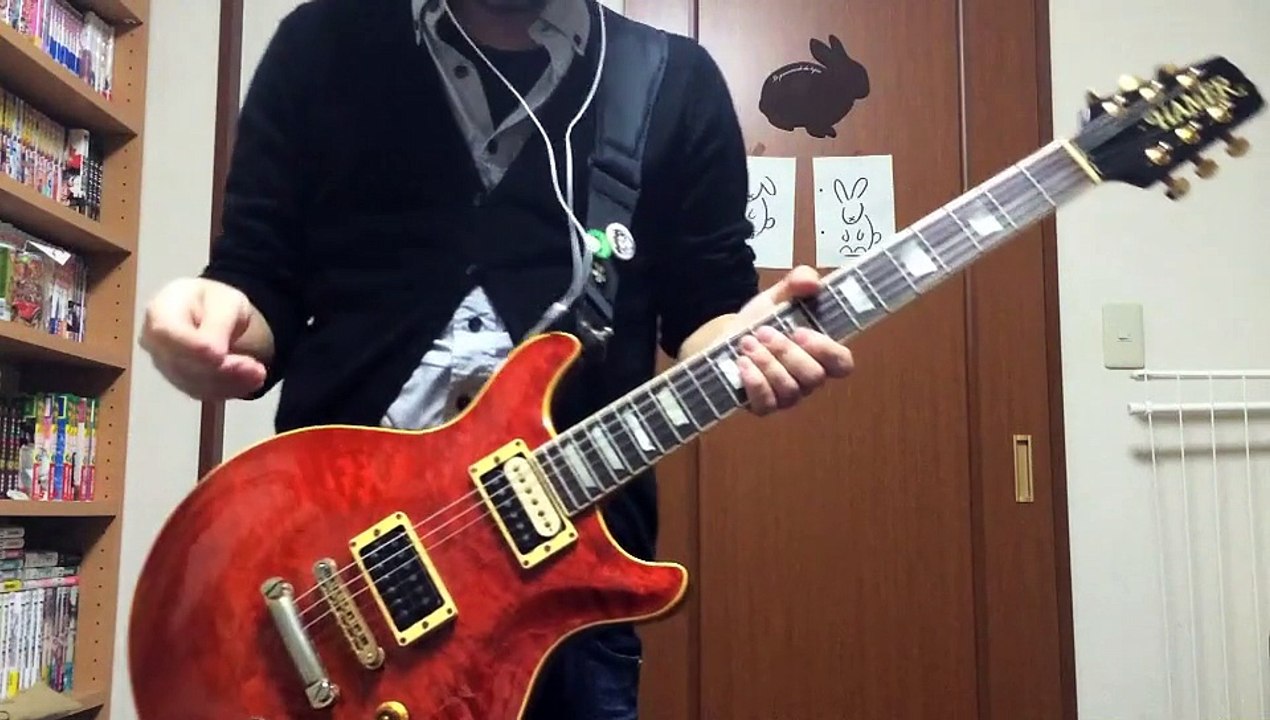 【KEMURI】mangetsu no yoru ni hanaを耳コピで弾いてみた (guitar cover)