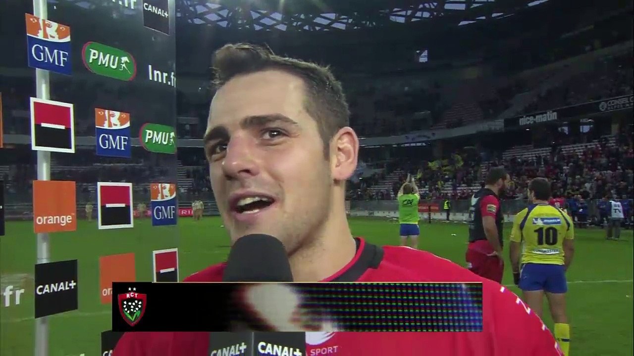 TOP14 - Toulon-Clermont: Interview Nicolas Sanchez (TLN) - J12 - Saison 2014/2015