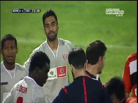 Αγία Νάπα-Νέα Σαλαμίνα (Αποβολή Κυριάκου 73')