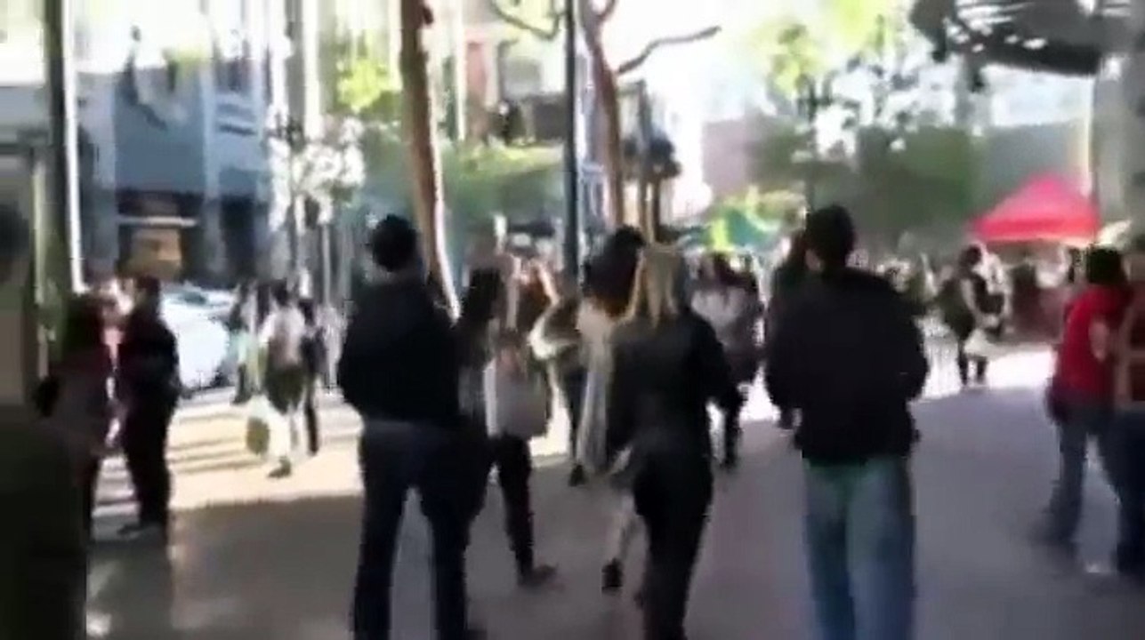 Asian Man Spits In A Racist Black Man's Face