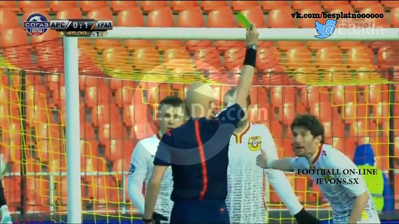 Arsenal Tula	1-2	Ural بتاريخ 29/11/2014 - 10:30