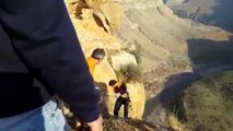 Kayalıkta Mahsur Kalan Keçiyi Afad Ekibi Kurtardı