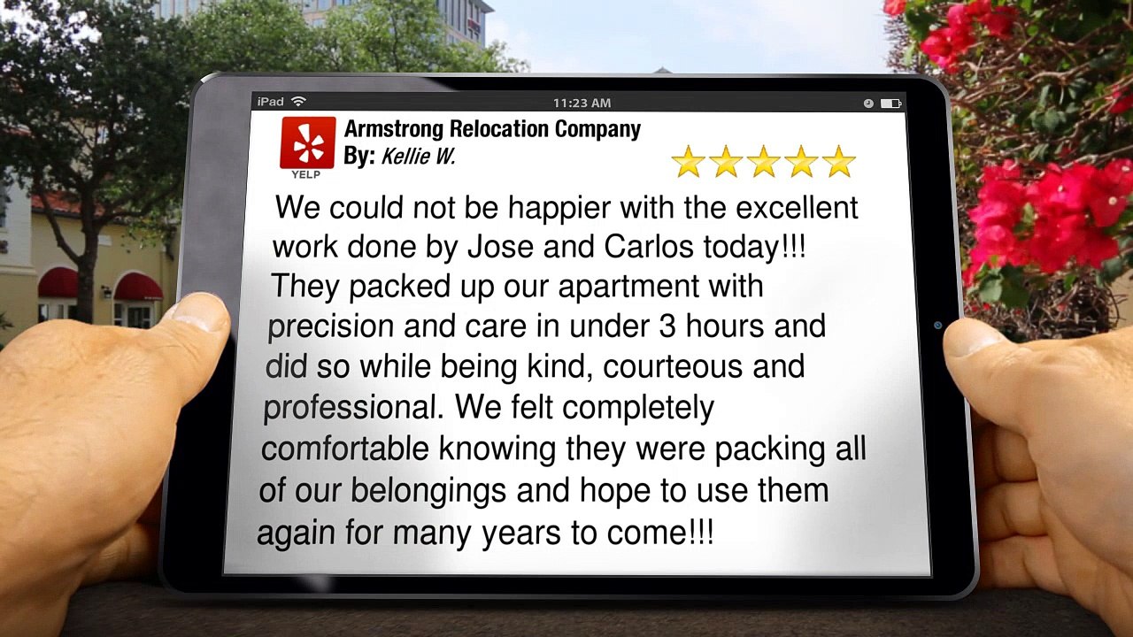 Armstrong Relocation Company Carrollton         Amazing         5 Star Review by Kellie W.