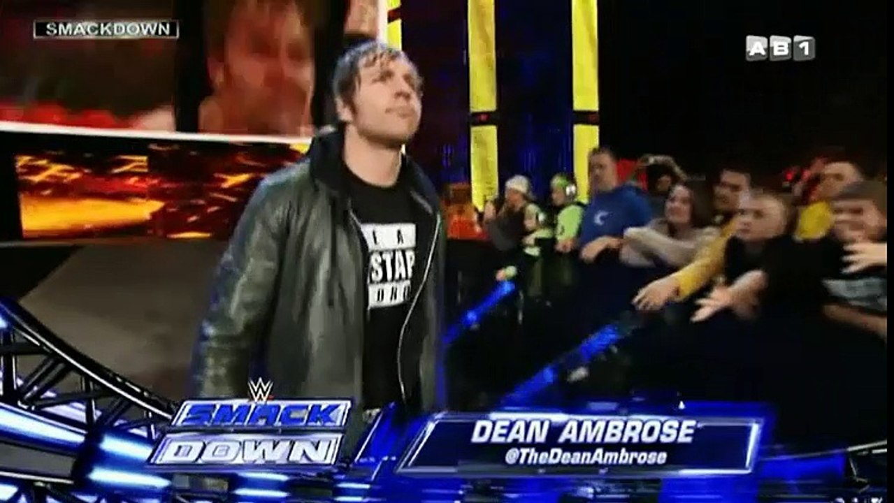 AB1 SMACKDOWN LE KIT DE SURVIE DE DEAN AMBROSE