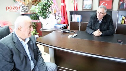 Başkan İnce'ye Pazarspor'dan destek dosyası