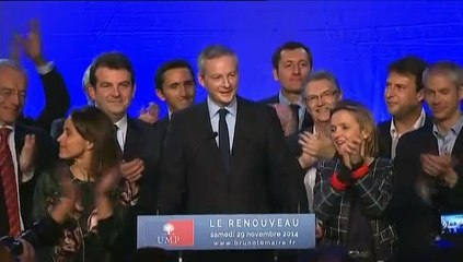 Présidence de l'UMP : pour Bruno Le Maire, une défaite aux airs de victoire