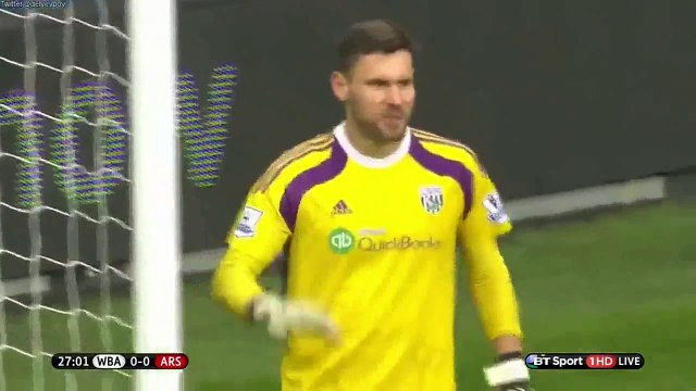 WEST BROMWİCH ALBİON 0-1 ARSENAL 29-11-2014 - Highlights