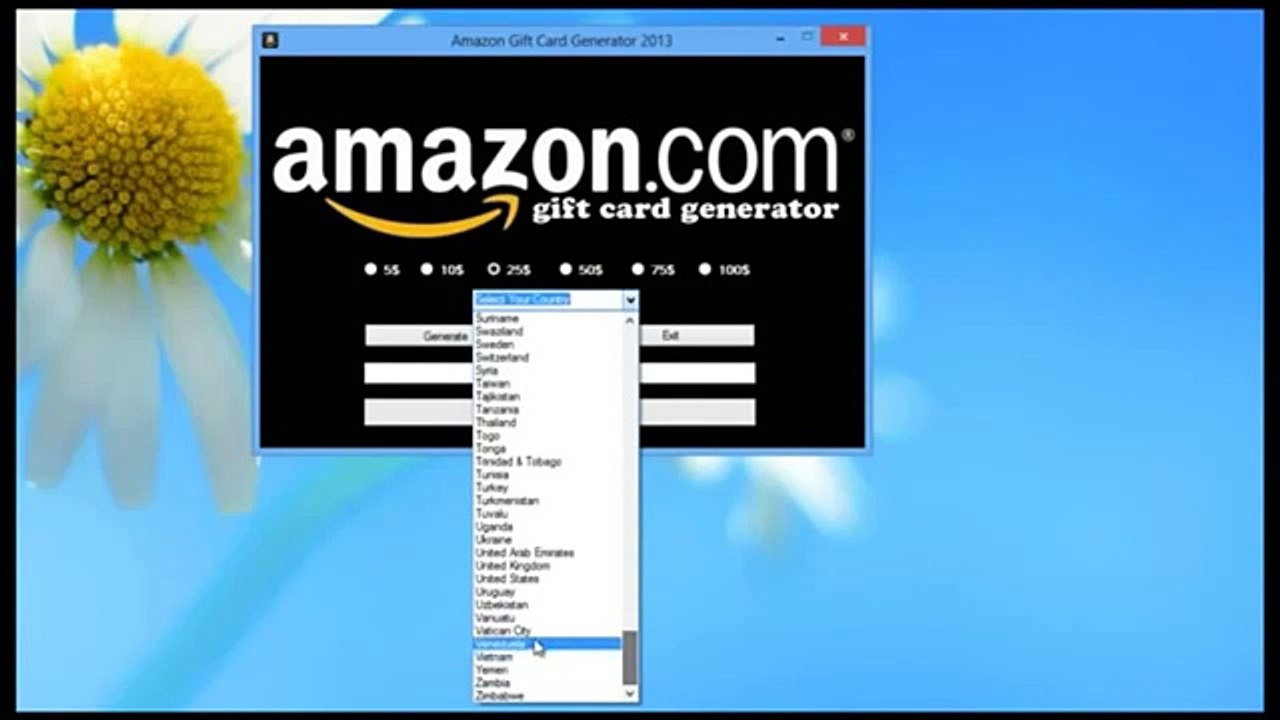 Amazon Gift Card Generator Proof Download