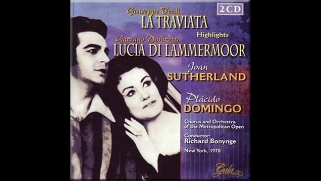 LUCIA DE LAMMERMOOR - SUTHERLAND- DOMINGO (HIGHLIGHTS) I
