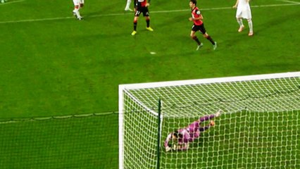 29/11/14 : SRFC-ASM : tête de Pajot (65')