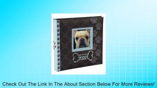 Malden International Designs Woof Album 1-Up Picture Frame, 4 by 6-Inch, Blue, Holds 80 Photos Review