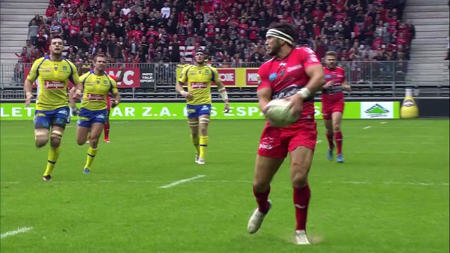TOP14 - Toulon-Clermont: Essai 1 David Smith (TLN) - J12 - Saison 2014/2015