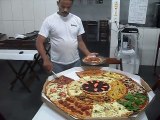 Pizzas Super gigante 13 sabores 44 pedaços 90cm