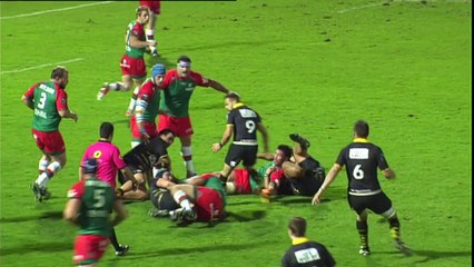 TOP14 - La Rochelle-Bayonne: Essai de pénalité (LAR) - J12 - Saison 2014/2015
