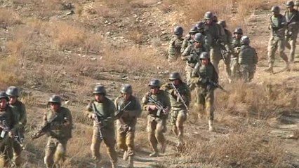 Afghan security forces prepare to take over