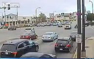 CCTV Footage of the massive wreck in US -