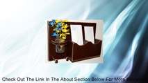 Hanging Mail Holder Organizer Shelf with Key Hooks and Flower Vase Review