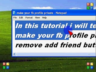 Make fb profile private