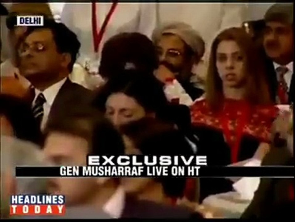 Musharraf replying to Indian munafiq Maulana Madani: