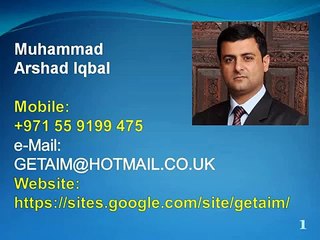 Muhammad Arshad Iqbal Profile