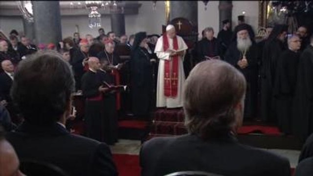 Papa, Fener Rum Patrikhanesi'nde Ayine Katıldı (5)