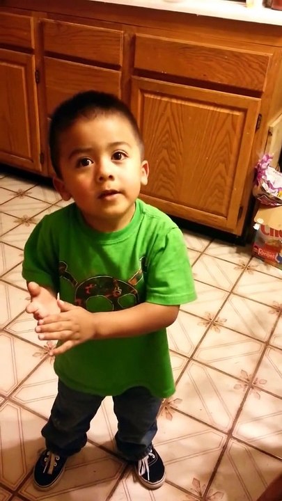 A 3 years old must argue and debate everything!