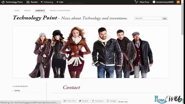 wordpress free blog in Urdu or Hindi - 6 - settings, users | HomiWebs.com