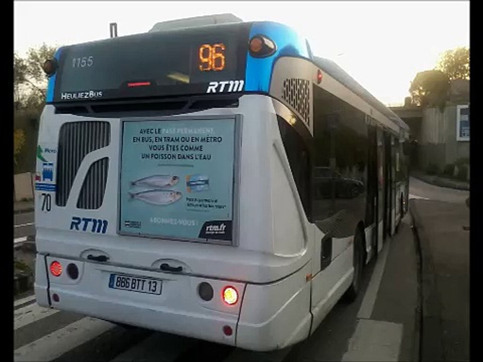 [Sound] Bus Heuliez Bus Access'Bus GX 327 n°1155 de la RTM - Marseille sur la ligne 96
