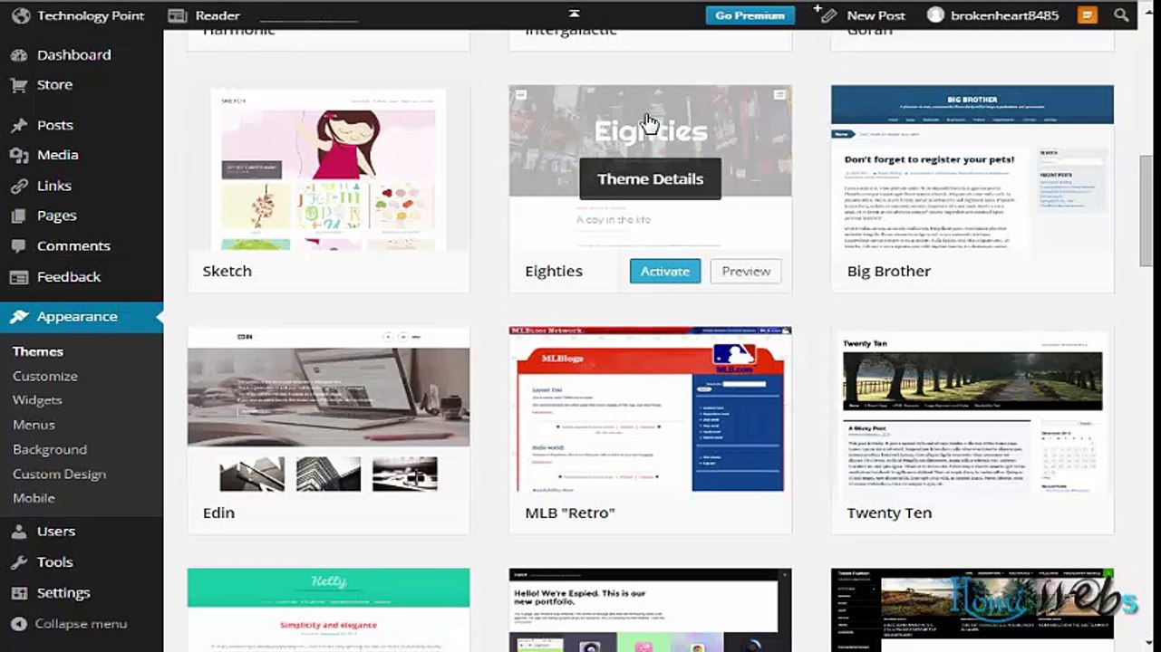 wordpress free blog in Urdu or Hindi - 4 - Themes Customizing, Comments | HomiWebs.com
