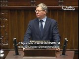 Poseł Zbyszek Zaborowski - Wystąpienie z dnia 27 listopada 2014 roku.